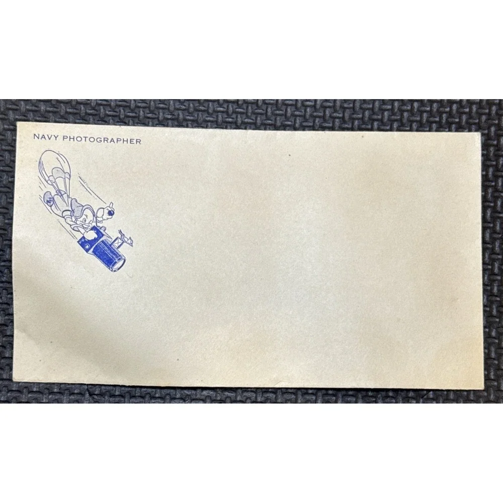 Navy Photographer Envelope Dive Bomber Camera Disney